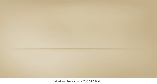 Minimalistic abstract gentle light beige background for product presentation with light andand intricate shadow from the window and vegetation on wall.