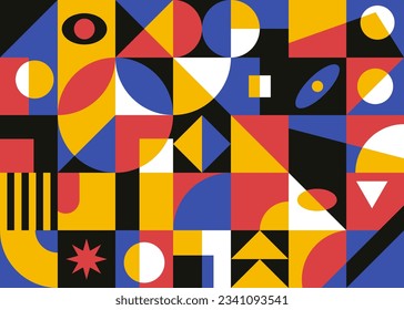 Minimalistic abstract geometry pattern with simple shape for web banner, business presentation, branding package,fabric print, poster, wallpaper, art print.