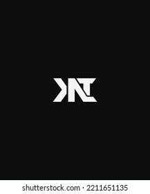 The minimalistic abstract KNTL initial logo is suitable for sports or clothing lines and the technology is made masculine and energetic