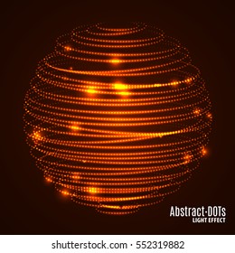 Minimalistic abstract light dots background vector illustration for album music or other cover. Design element of dots with same random and noise.