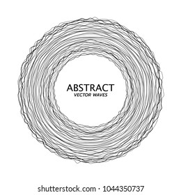 Minimalistic abstract line background vector illustration for album music or other cover. Design element of lines with same random and noise.