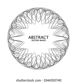 Minimalistic abstract line background vector illustration for album music or other cover. Design element of lines with same random and noise.