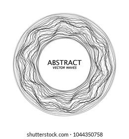 Minimalistic abstract line background vector illustration for album music or other cover. Design element of lines with same random and noise.