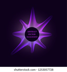Minimalistic abstract line background vector illustration for album music or other cover. Design element of lines with same random and noise.