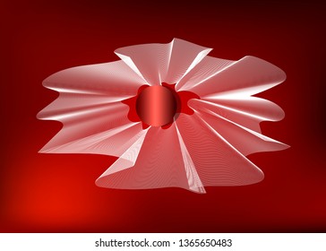 Minimalistic abstract line background vector illustration for album music or other cover. Design element of lines with same random and noise