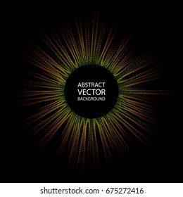 Minimalistic abstract line background vector illustration for album music or other cover. Design element of lines with same random and noise.