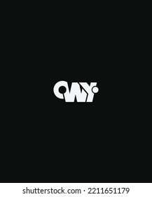 The minimalistic abstract QWY initial logo is suitable for sports or clothing lines and the technology is made masculine and energetic