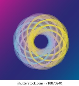 Minimalistic abstract tor line background vector illustration. Design element of lines with same random and noise.