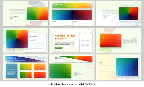 The minimalistic abstract vector illustration of editable layout of high definition presentation slides design business templates. Abstract style decoration for flyer, report, advertising, brochure