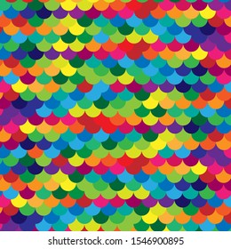 The minimalistic abstract vector illustration layout of the presentation slides design business templates. Abstract background, geometric mosaic pattern with bright circles, geometric shapes.
