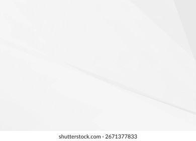 Minimalistic abstract white and grey background with geometric shapes. Clean vector design, ideal for business presentations, modern websites, banners, corporate templates and graphic projects.