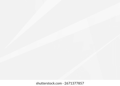 Minimalistic abstract white and grey background with geometric shapes. Clean vector design, ideal for business presentations, modern websites, banners, corporate templates and graphic projects.