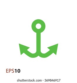 Minimalistic anchor icon for web