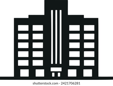 Minimalistic Architectural Vector Icon - Perfect for Modern Designs