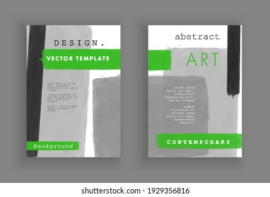 Minimalistic art. Cover design. Abstract painting style. Colorful background geometric patterns. Vector template brochures, flyers, presentations, leaflet, magazine a4 size. Eps 10 vector