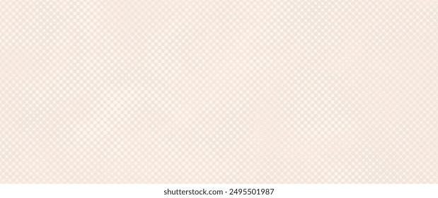 Minimalistic background with craft paper texture and small noise and dots. Light color old paper texture. Grunge vector illustration. Beige simple dotted background for design.
