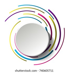 Minimalistic banner design. Abstract background.