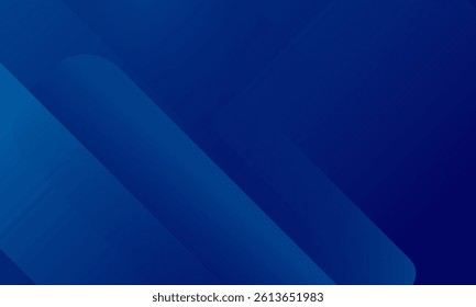 Minimalistic Blue Abstract Background with Gradient Shades and Curved Overlays. Vector Illustration