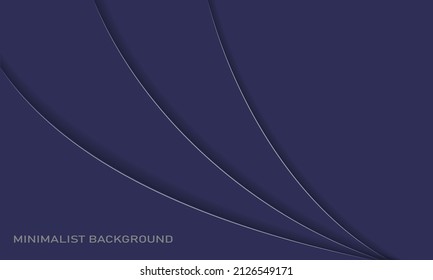 minimalistic blue background with abstract lines