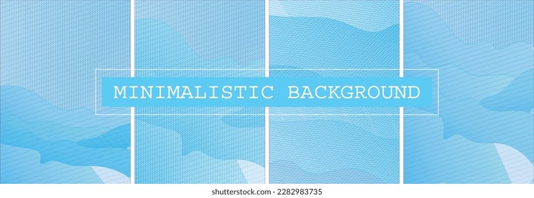 Minimalistic blue background. Use for flyers, poster, cover, banner. 