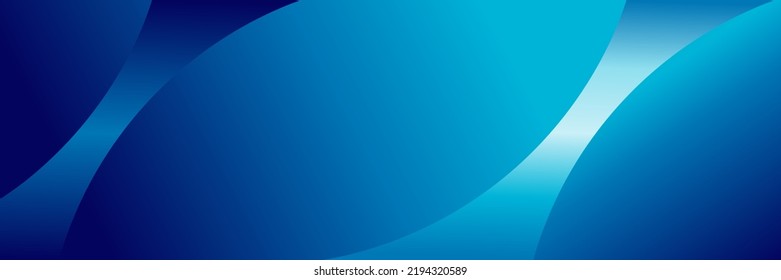 Minimalistic Blue Gradient Banner Design Background Stock Vector ...