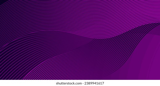 Minimalistic blue luxury abstract background with blue wave. Modern blue gradient flowing wave lines element. Shiny moving futuristic technology concept.