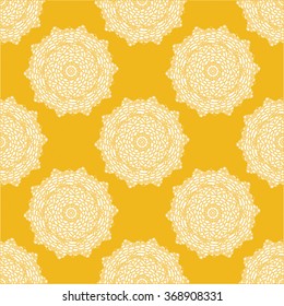 Minimalistic bohemian seamless pattern. Abstract colorful seamless pattern. Seamless background. Guilloche Rosette.