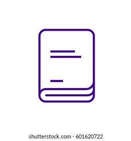 Minimalistic book sing