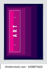 Minimalistic brochure design. Web, commerce or events vector graphic design template. Design template for flyer, booklet, greeting card, invitation and advertising.