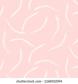 Minimalistic brush stroke elements. Modern pinky wallpaper. Branding Modern inspirational doodle shapes