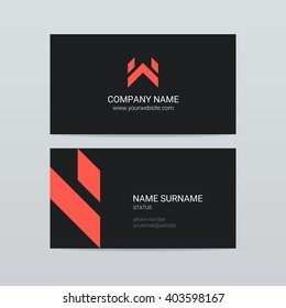 Minimalistic business card