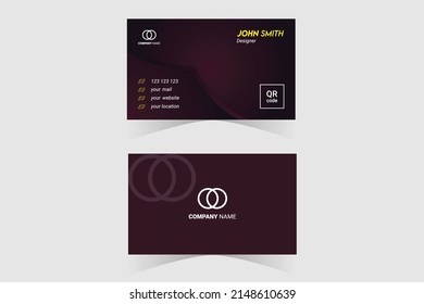 Minimalistic Business Card Design - Business Card Template