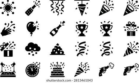 Minimalistic Business Icon Bundle set