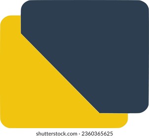 Minimalistic business icon template with blockchain logo design.