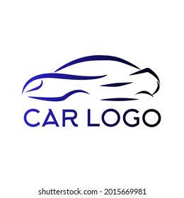 Minimalistic Car Vector Logo Design Stock Vector (Royalty Free ...