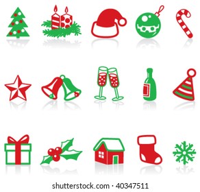 Minimalistic Christmas icons