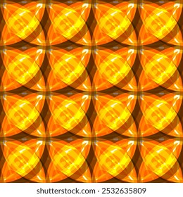 Minimalistic citric background orange pattern for your design, editable vector template