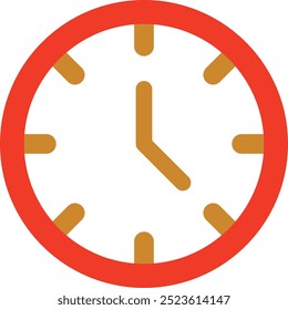 Minimalistisches Uhrsymbol, das Zeit, Zeitpläne und Fristen darstellt, perfekt für Konzepte wie Pünktlichkeit, Erinnerungen und zeitnahe Aufgaben in einem sauberen und modernen Stil
