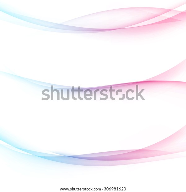 Minimalistic colorful divider\
swoosh line set web abstract header footer divider design. Vector\
illustration
