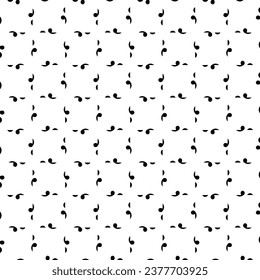 Minimalistic comma flat seamless pattern