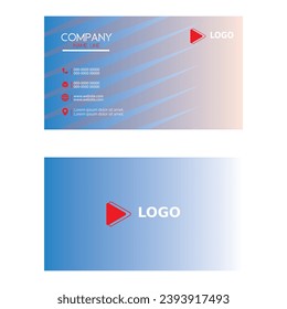 	
Minimalistic composition of business card design | Elegant realistic corporate visit card |  business card front and back, 	
Dark background with company  business card with business design template