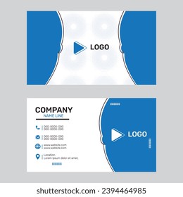 	
Minimalistic composition of business card design | Elegant realistic corporate visit card |  business card front and back, 	
Dark background with company  business card with business design template