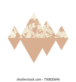 Minimalistic composition. Egyptian pyramids.