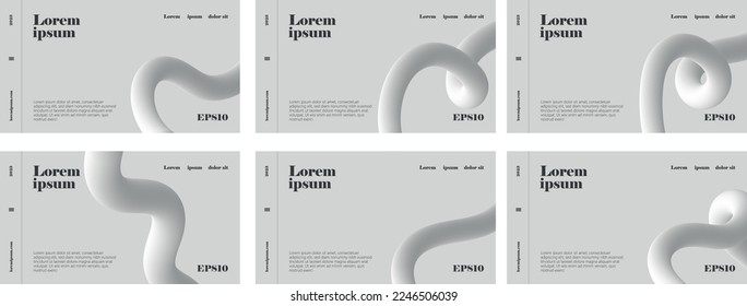 minimalistische Kompositionsvorlage. Design für Banner, Flyer, Druck, Poster, Tapete, Stoff. Abstrakte geometrische Darstellung. Vektorgrafik.