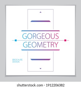 Diseño minimalista de portada. Fondo abstracto del patrón geométrico vectorial. Diseño de carátulas, carteles, volantes y banners.