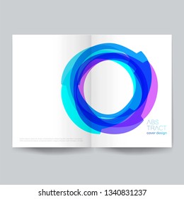 Minimalistic cover design - Illustration.Backgrounds, Connection, Computer Graphics, Motion, Ideas.
