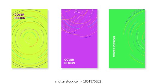 Plantillas de diseño minimalista de portada. Diseño de portadas de libros, álbumes, cuadernos, informes, afiches.