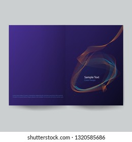 minimalistic cover design vector illustration