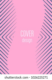 Minimalistic cover template set with gradients