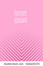 Minimalistic cover template set with gradients